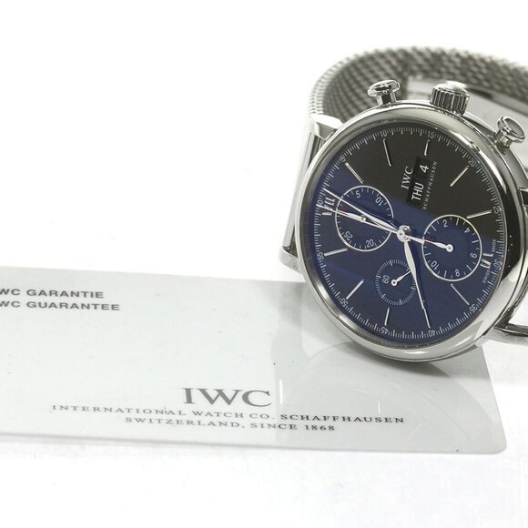 IWC SCHAFFHAUSEN Portofino IW391006 Day-Date Chronograph Automatic Men's_837280